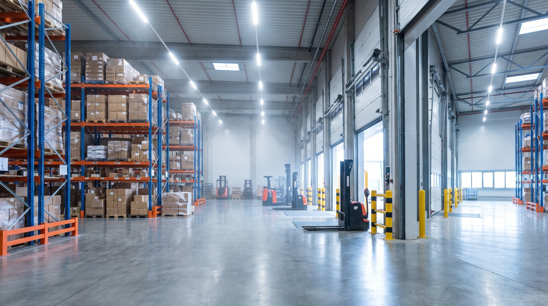 Deluxe Systems material handling specialists at work