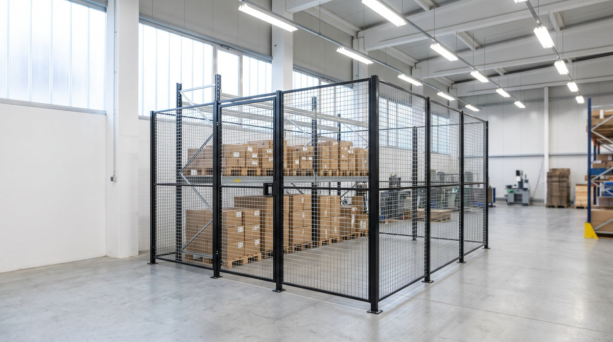 Pallet Rack Security Cage Enclosures collection