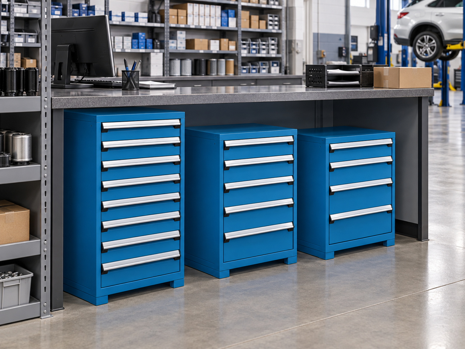 Automotive Shop & Service Bay Equipment | Deluxe Systems