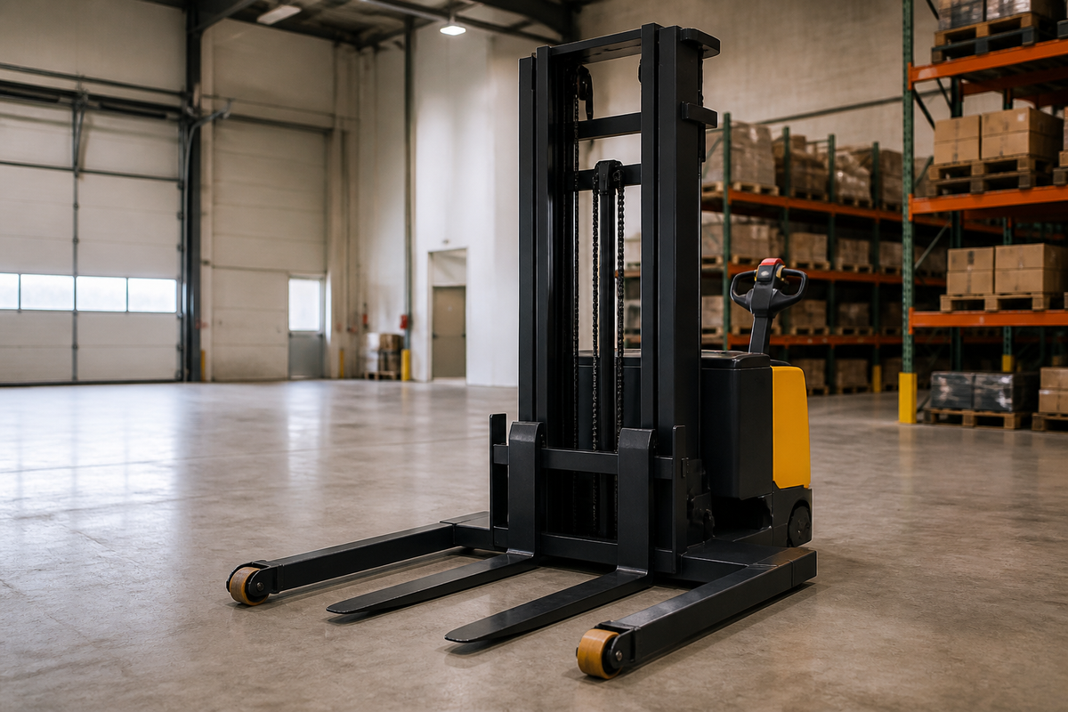 PS35TSL / PS40TSL Electric Walkie Straddle Stacker, Heavy-Duty