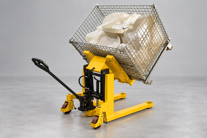 Air Corner Tilters for Bulk Containers and Gaylords