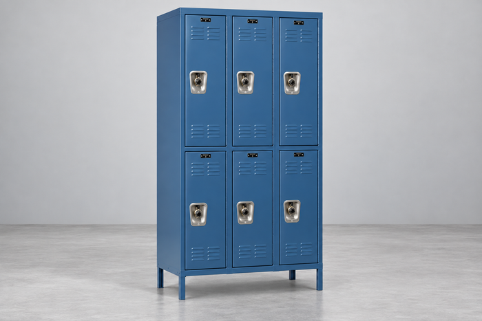 Ready-Built Lockers, Fully Assembled With Padlocks