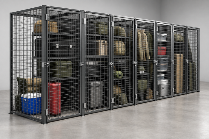 Wire Storage Lockers - Tenant, Technician & Military Configurations