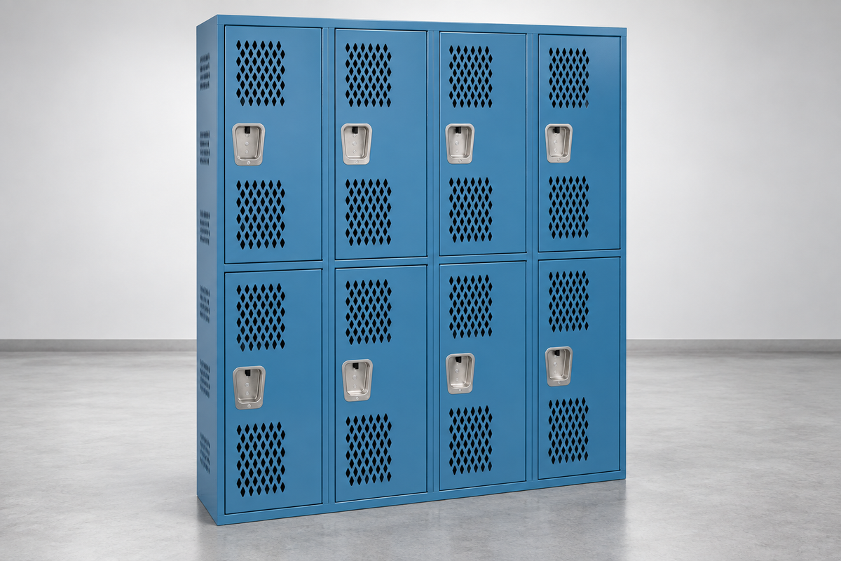 Gravity Latch Ventilated Lockers