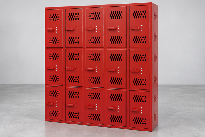 Turn-Handle Ventilated Lockers