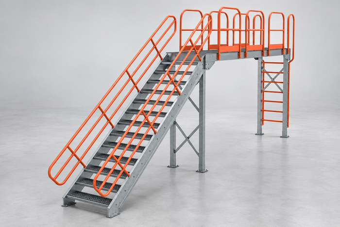 Catwalk Mezzanines for Elevated Warehouse Walkways