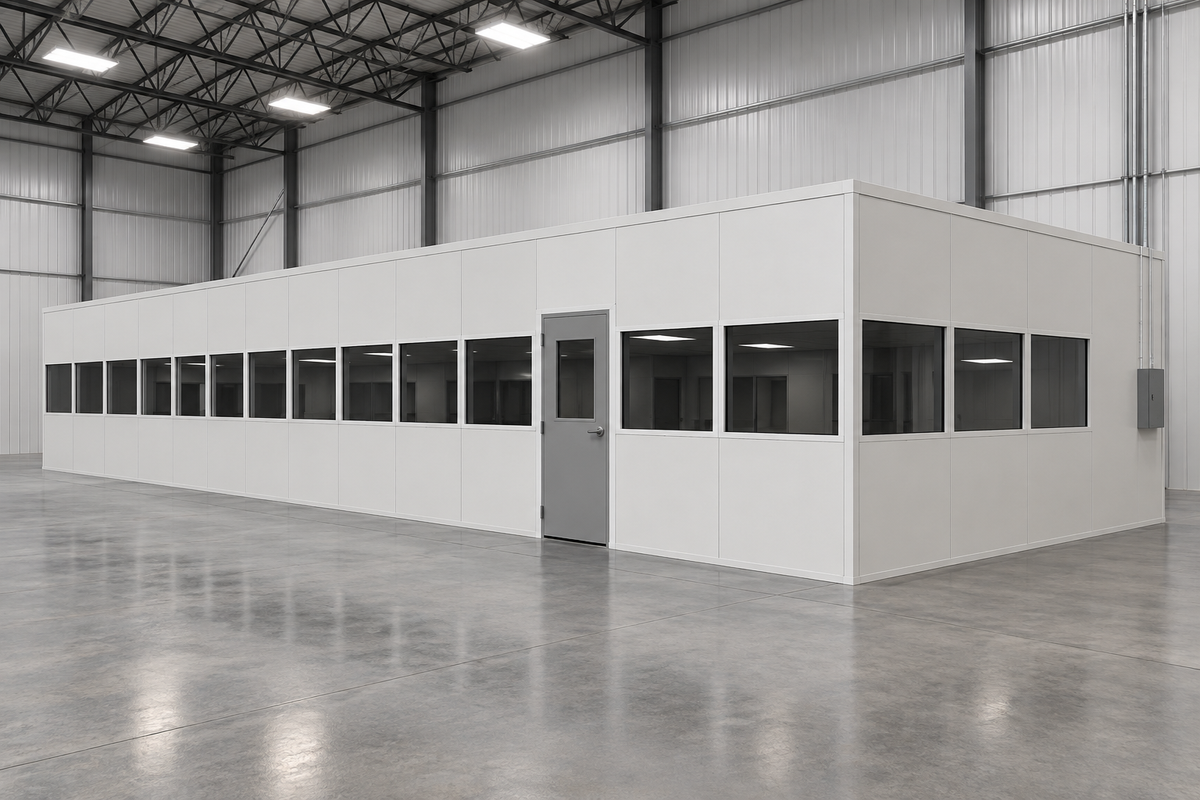 Inplant Offices, Composite Wall Panel Construction