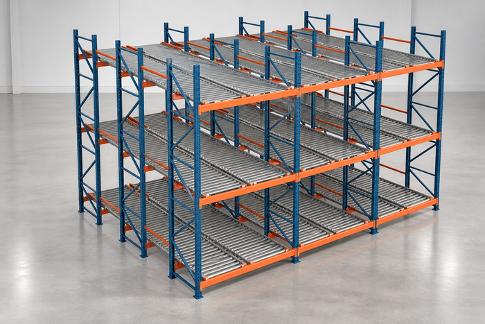 Pallet Flow Rack for FIFO Stock Rotation