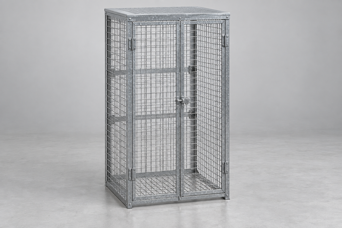 Galvanized Cylinder Storage Cabinets