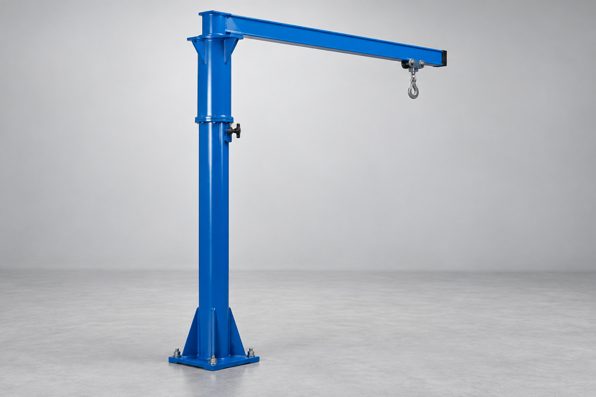 Floor Mounted Jib Cranes for Workstations and Production Cells
