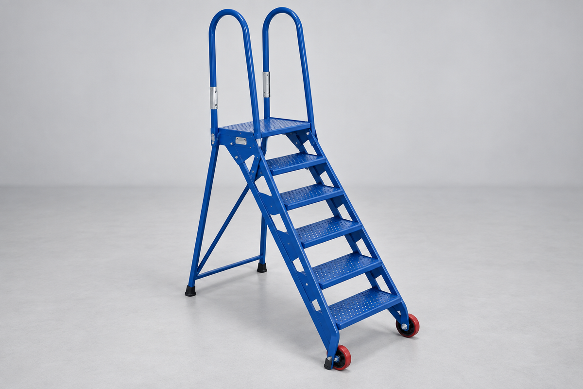 Folding Ladders with Wheels