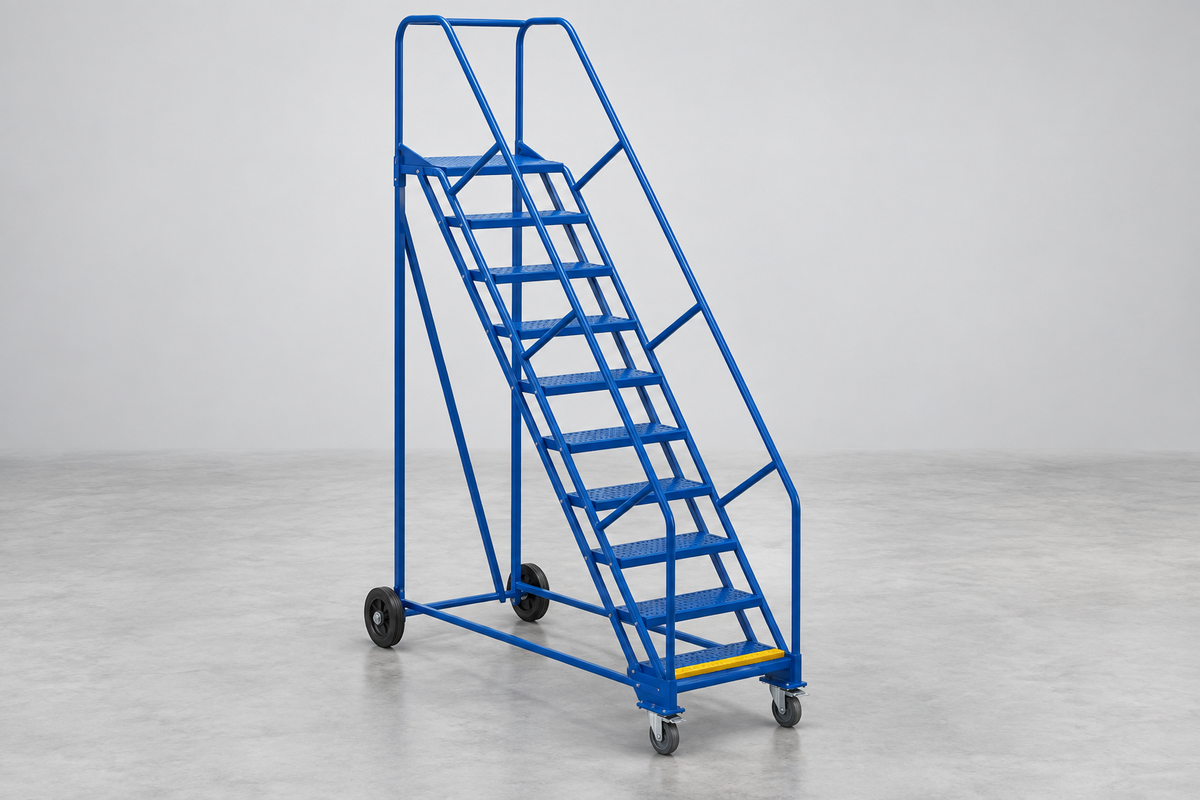 Rolling Warehouse Ladders (6-11 Step)
