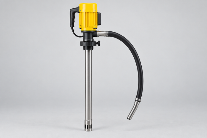 Electric Drum Pumps for Oils, Diesel, Acids and Bases