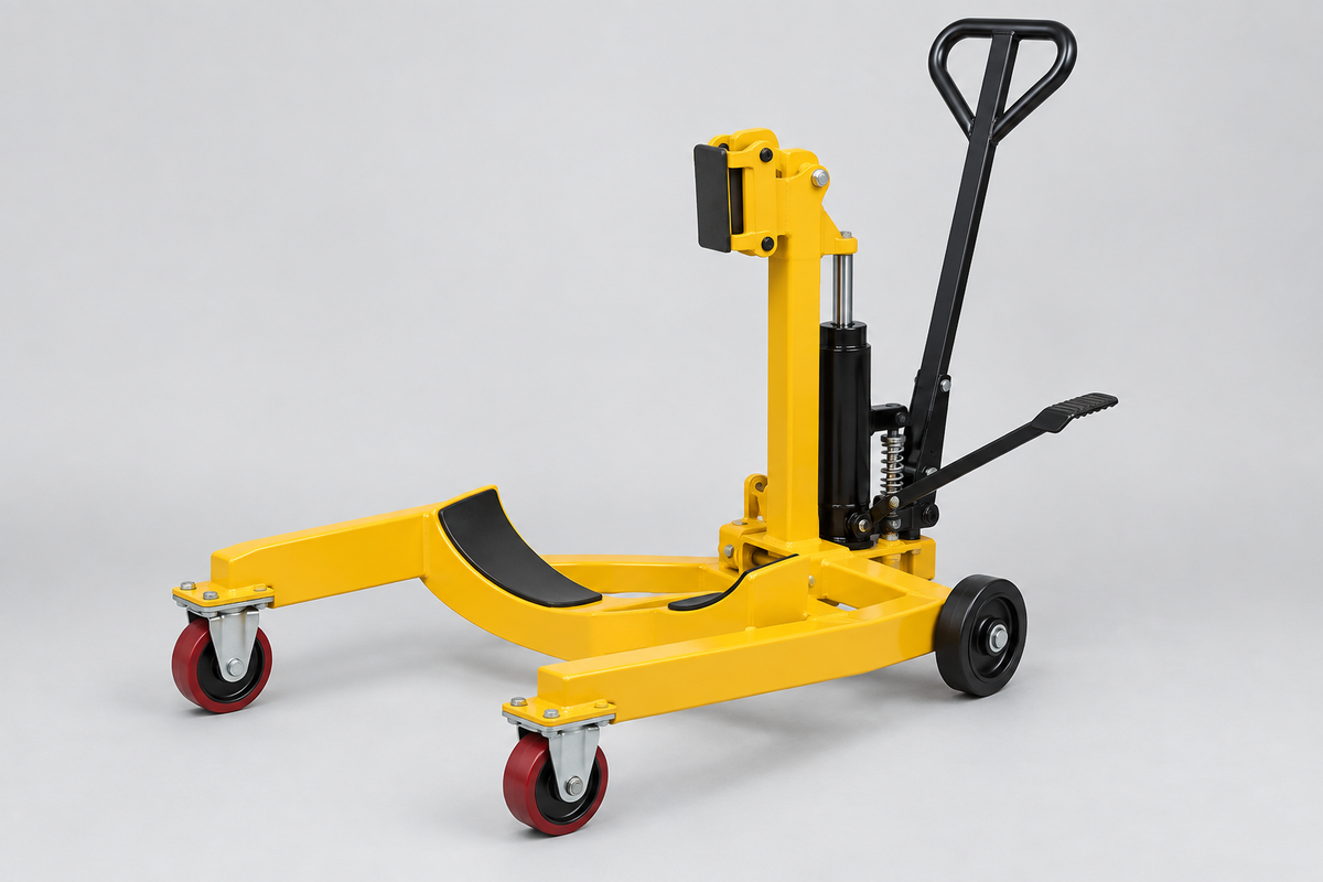 Manual Low Profile Hydraulic Drum Truck