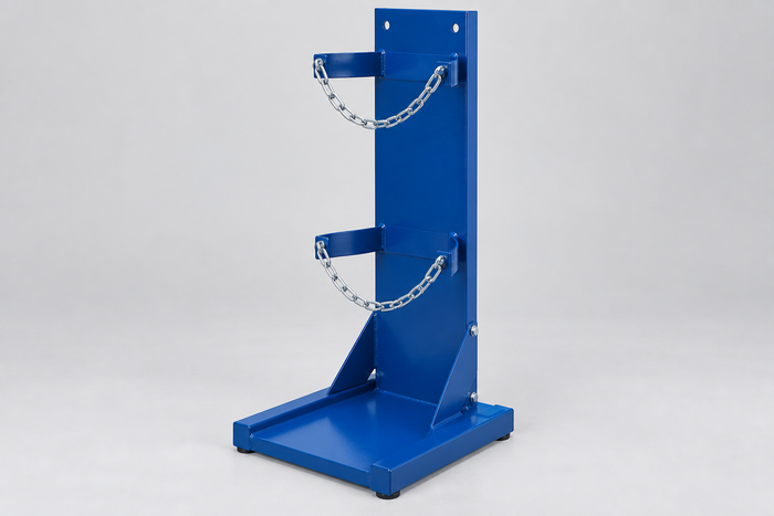 Cylinder Bracket Stands for 2, 4, or 6 Gas Cylinders