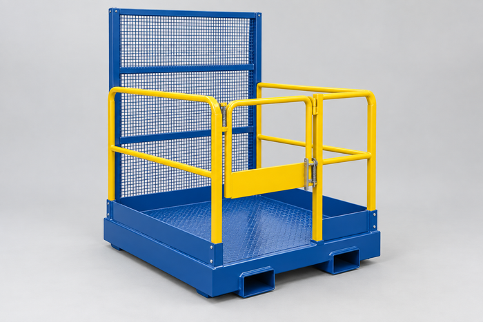 Forktruck-Accessible Work Platforms
