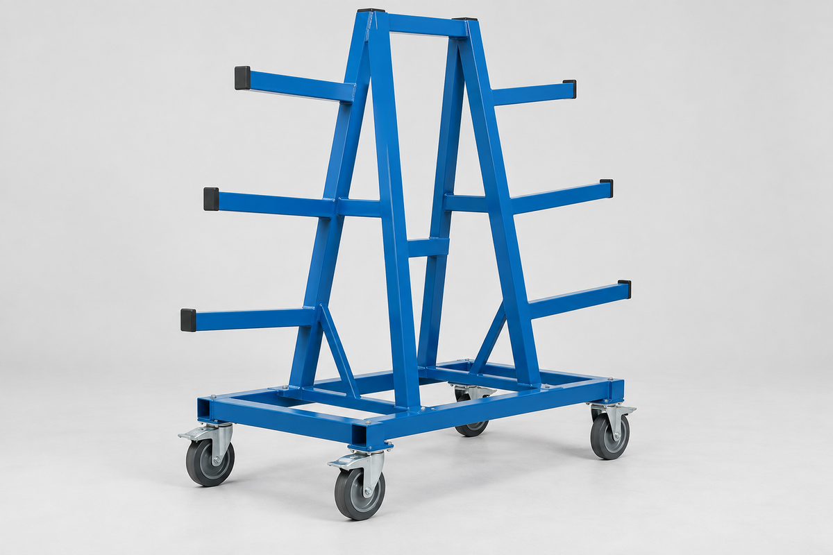 A-Frame Storage Cart for Pipe, Conduit and Bar Material
