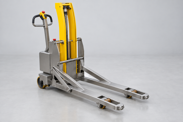 Electric Powered Stacker for Hygiene-Sensitive Operations