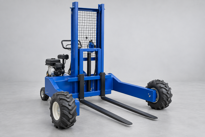 Gas Powered All Terrain Pallet Trucks & Stackers