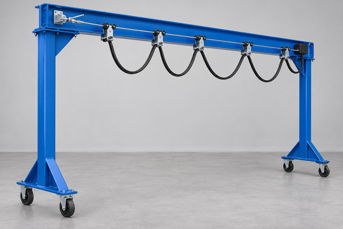 Festoon System for Gantry and Jib Crane Cable Management