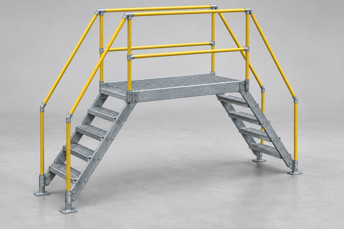 Galvanized Cross-Over Ladders