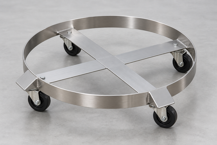 Stainless Steel Drum Dollies