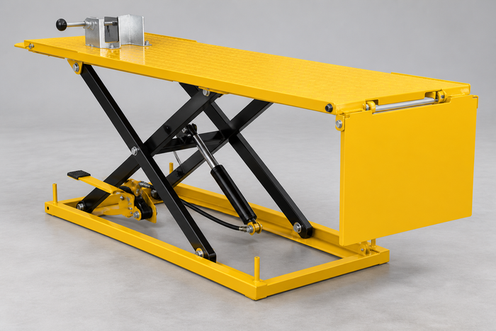 Hydraulic Motorcycle Lift, 1,100 lb Capacity