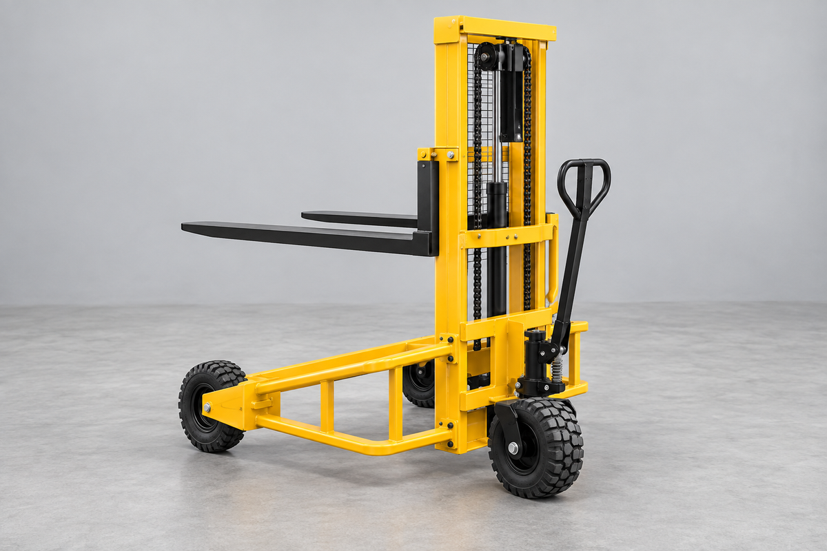 Rough Terrain Stackers for Gravel and Construction Sites