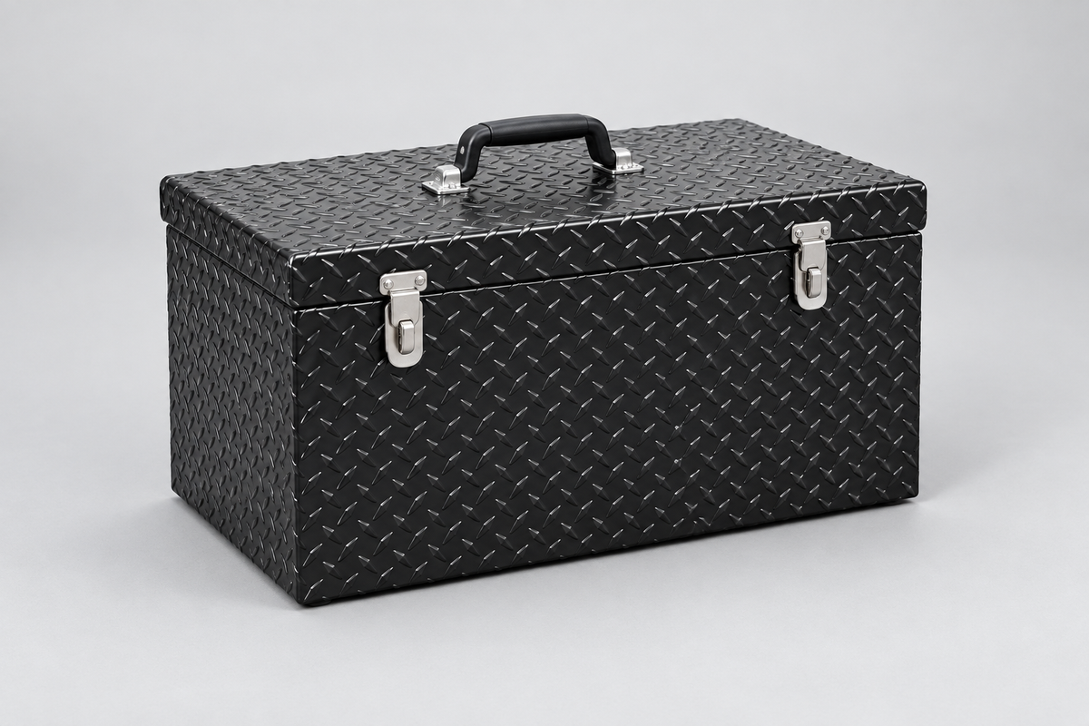 Aluminum Tread Plate Portable Tool Boxes