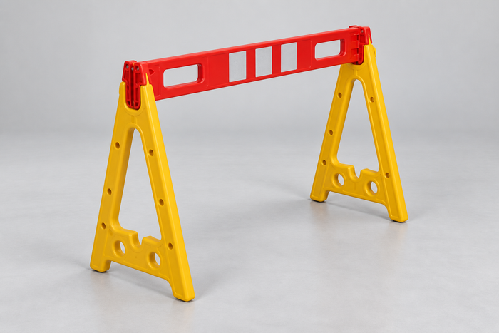 A-Frame Barricade for Aisle Ways and Parking Spaces