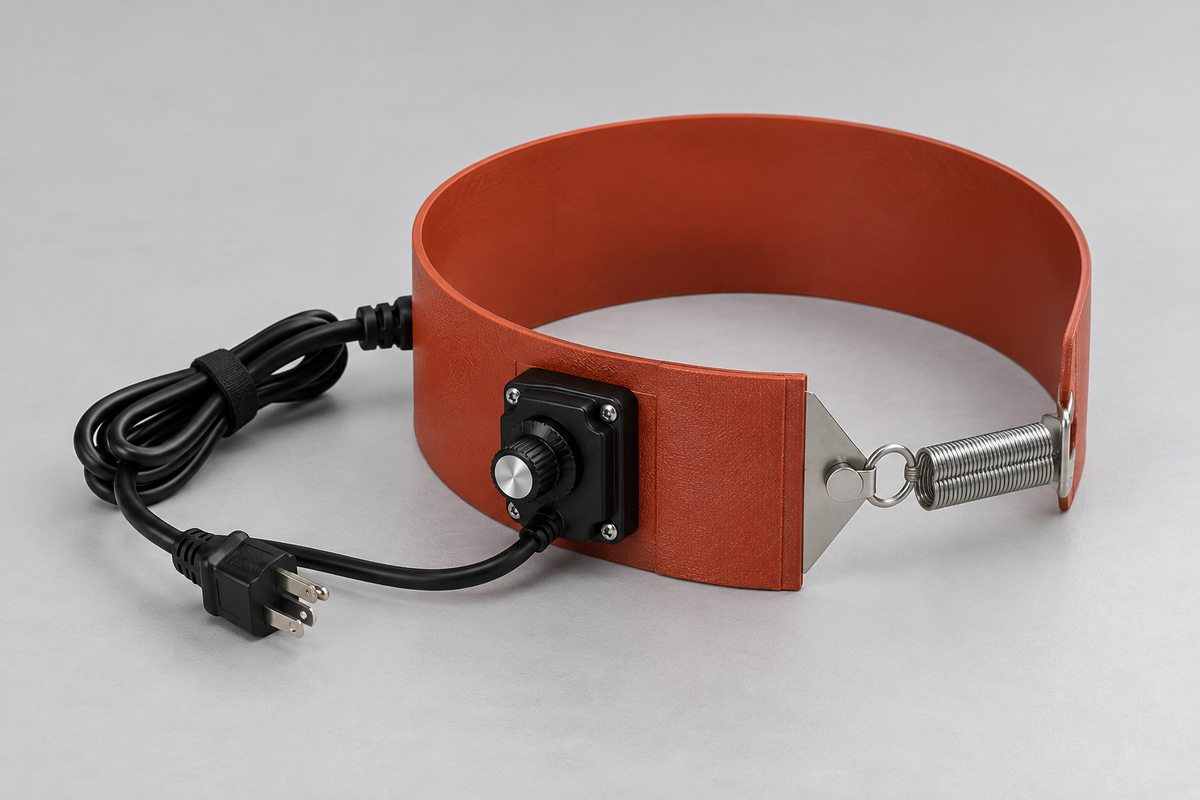 Drum Heaters for Freeze Protection and Viscosity Control