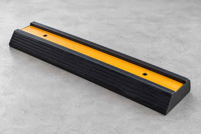 Extruded Bumper Stops for Parking Areas and Loading Docks