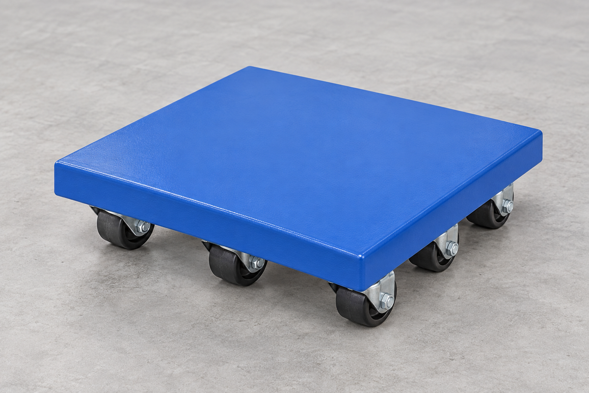 Flush Top Dolly for Heavy Crates and Equipment