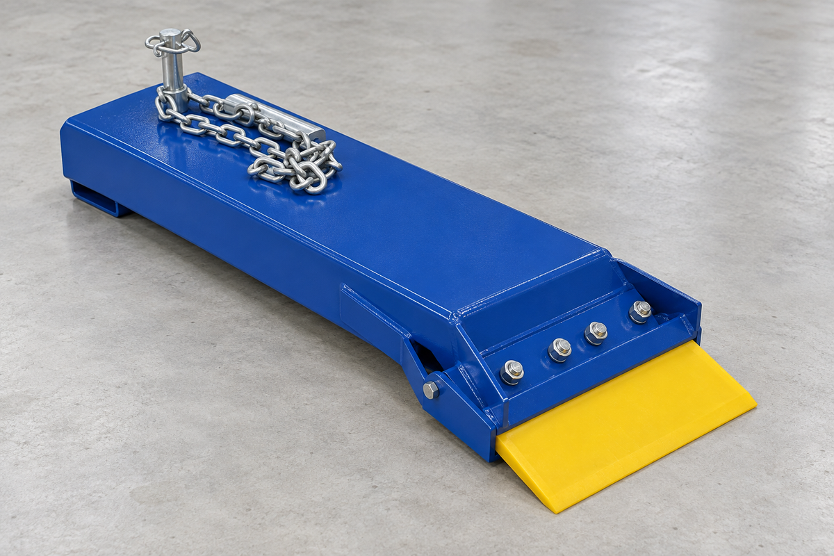 Fork Truck Floor Scraper for Paint and Finish Rooms