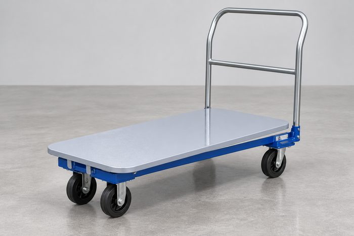 Nesting Platform Cart for Shipping and Mail Rooms