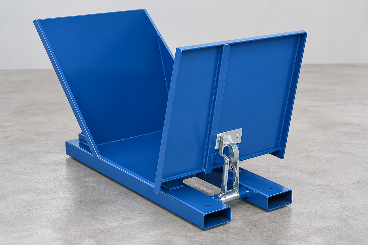 Open Side Hopper for Scrap and Oversized Materials