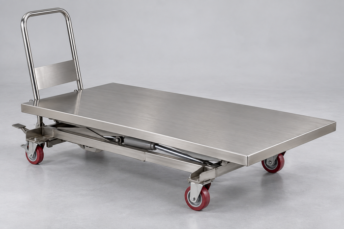 Partially Stainless Steel Hydraulic Elevating Carts