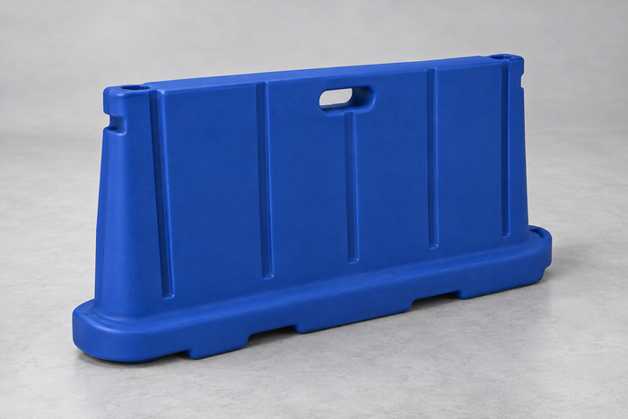 Stackable Poly Barricades for Crowd and Pedestrian Control