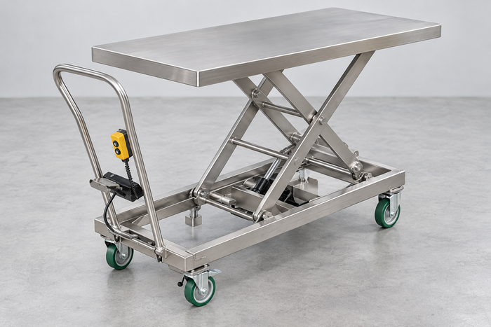 Stainless Steel Scissor Carts