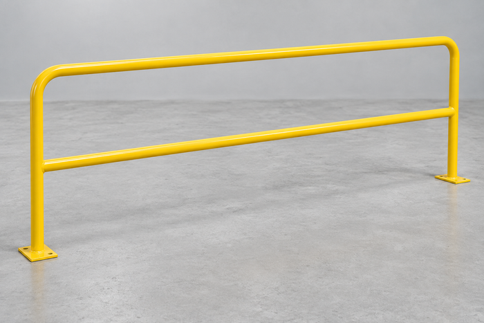 Steel Safety Railings w/ Welded Baseplate