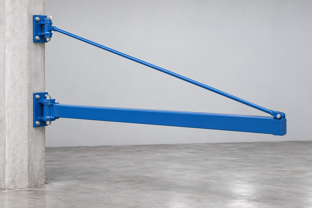 Tie Rod Jib Cranes for Wall and Column Mounting