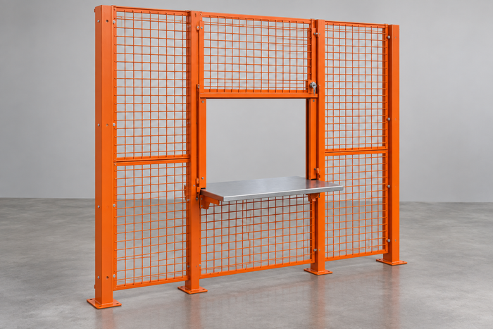 Lockable Slide-Up Service Windows for Tool Cribs and Parts Counters