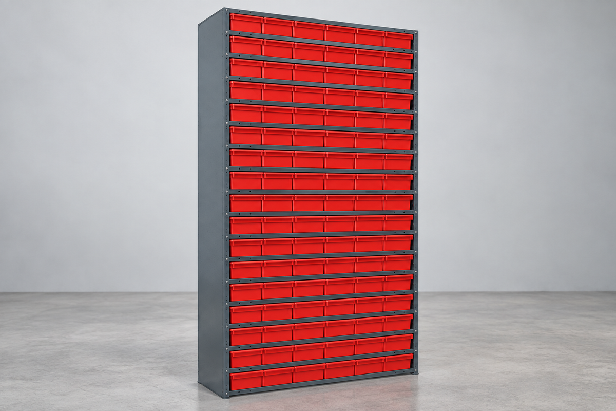 Euro Drawer Shelving Closed Unit - Complete Package