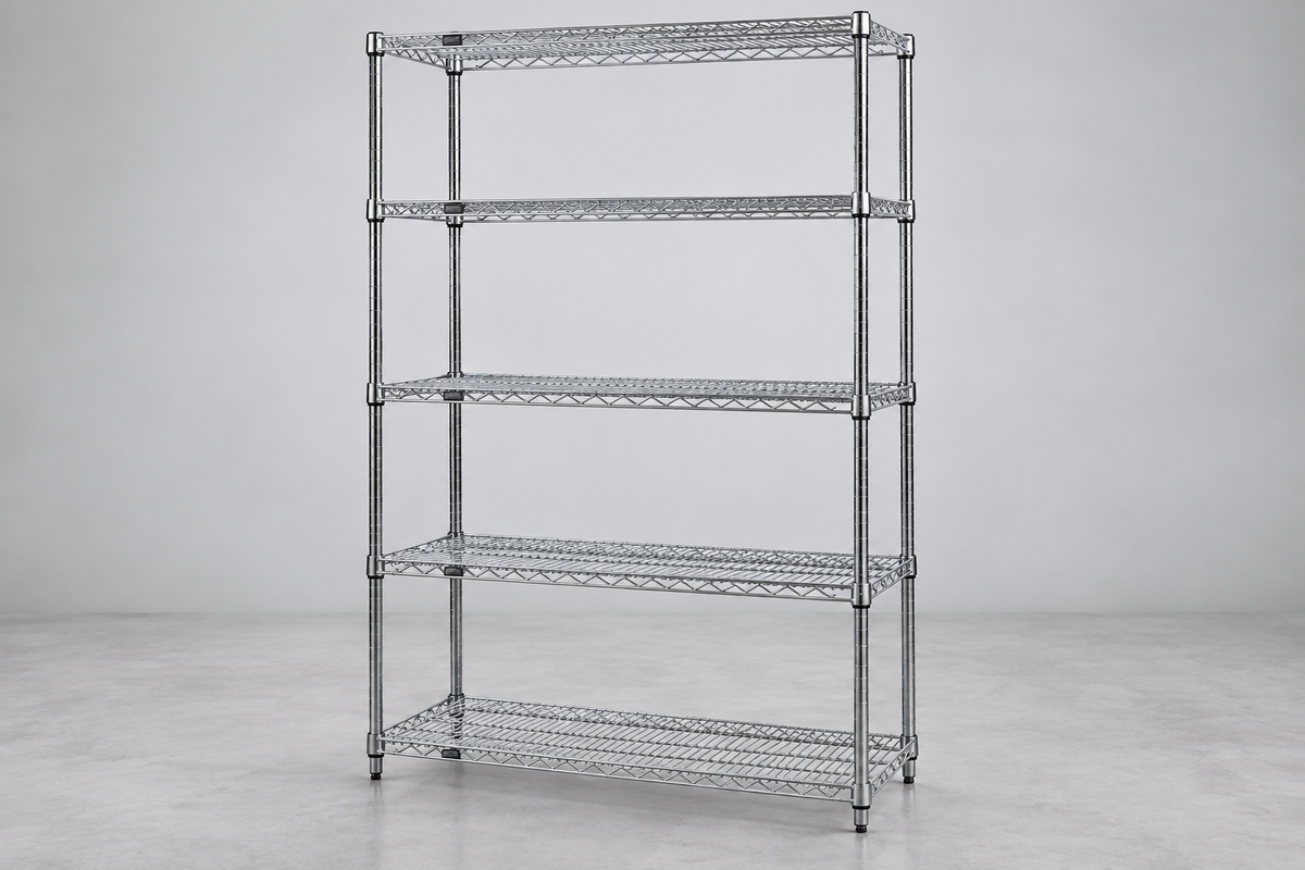 Chrome Wire Shelving Starter Kit