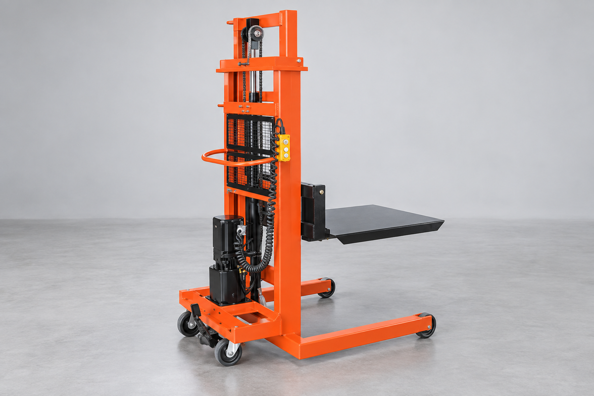 AC Electric Stackers, 1,000 lb Capacity on 115V Power