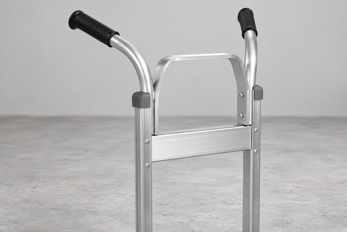 Flared Double Pin Grip Handle
