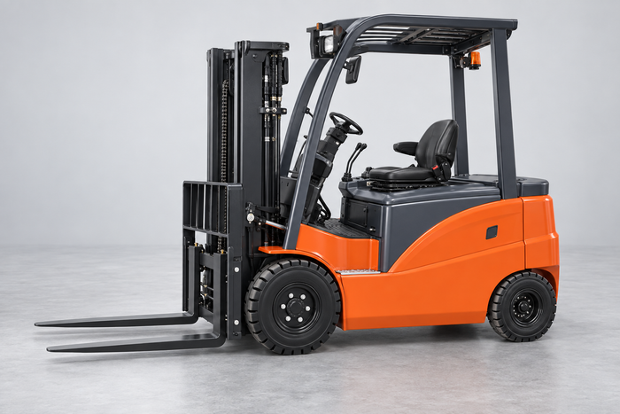 4-Wheel Lithium Electric Cushion Forklift