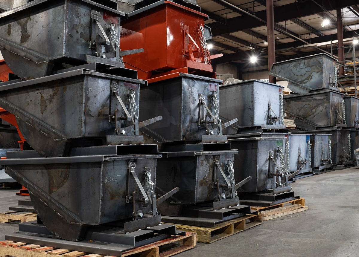 Self-Dumping Welded Steel Hoppers