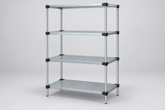 Galvanized Solid Shelf Kit