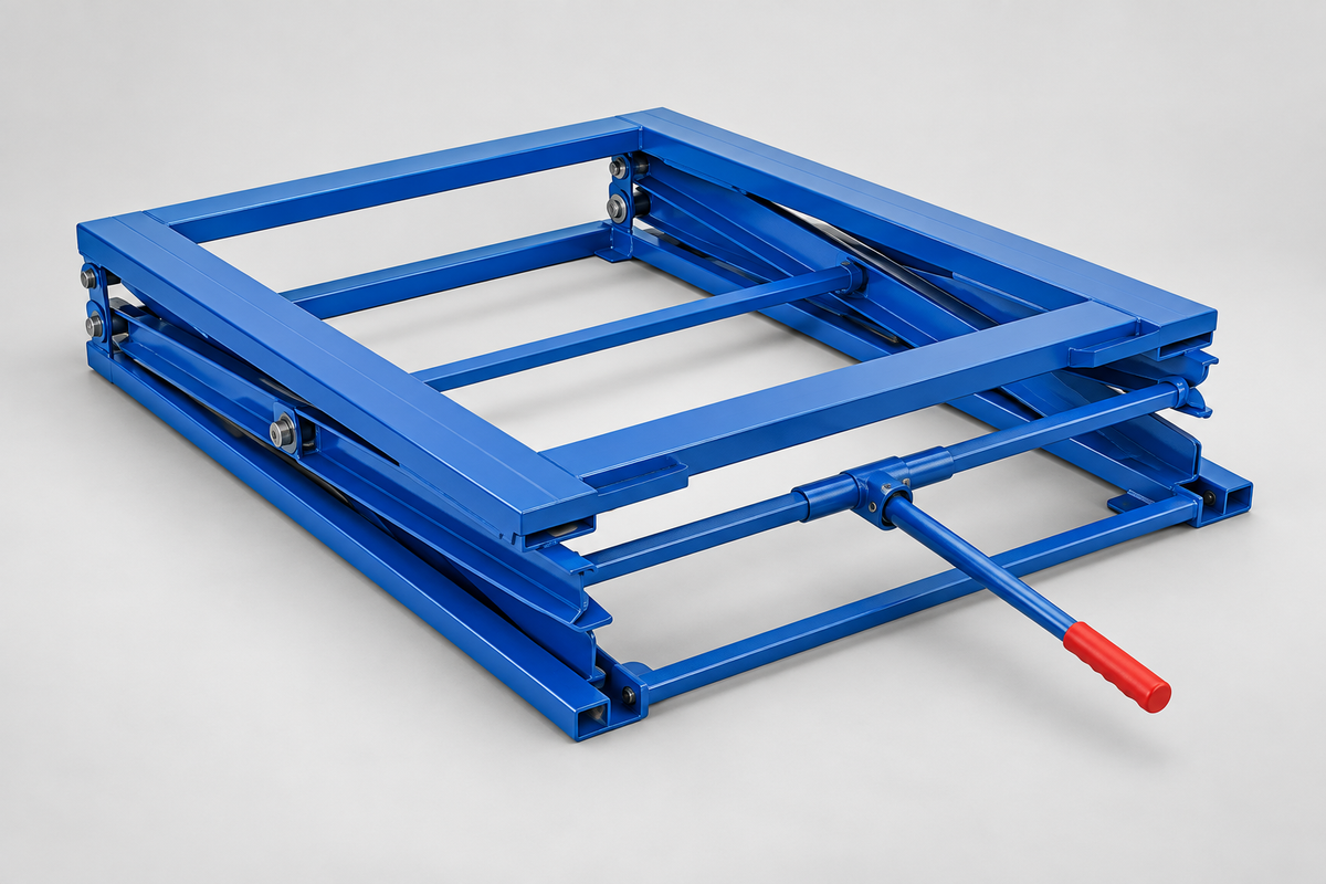 Adjustable Pallet Stands for Ergonomic Assembly Lines
